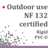 VINIKA™ NF 132 Rigid PVC for outdoor use